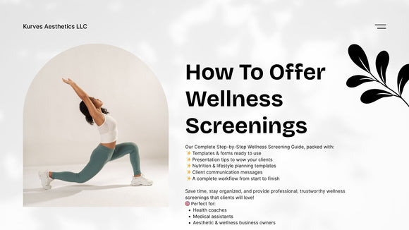 Launch Your Wellness Screening Service