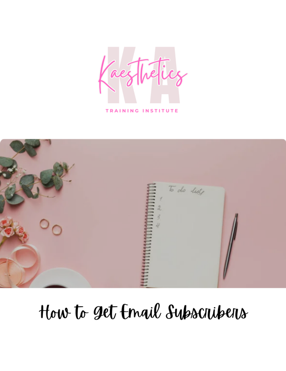 How to Get Email Subscribers Guide